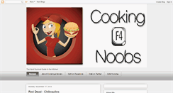 Desktop Screenshot of cooking4noobs.net
